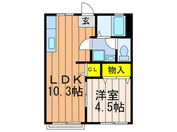 MAYUMIハイツ枚方５番館の物件間取画像